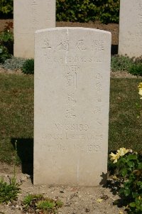 Tincourt New British Cemetery - Liu Hsi Hung, 